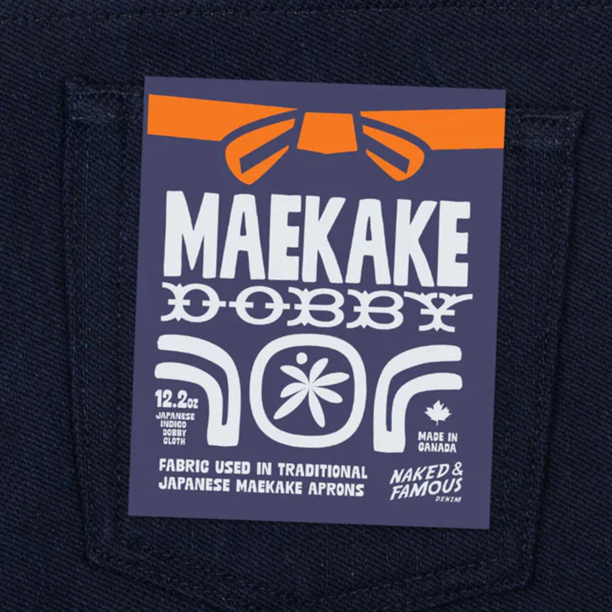 Naked and Famous Weird Guy Maekake Dobby Selvedge - Indigo