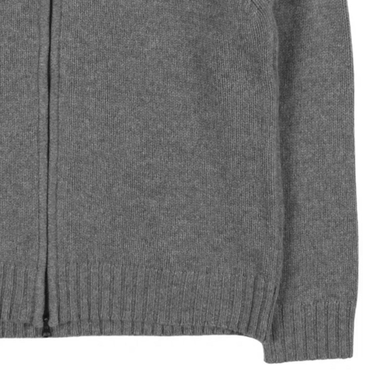 Pittari Fell Zip Cardigan - Grey Mix