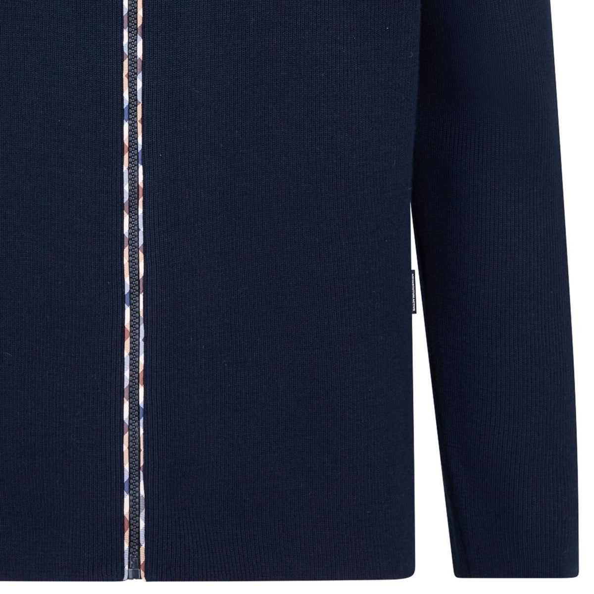 Aquascutum Tubolar FZ Sweater - Navy