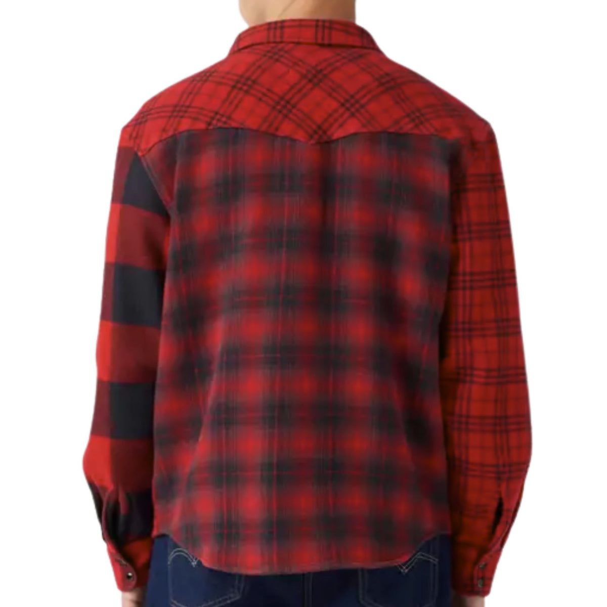 Levi's® Pieced Relaxed Western Shirt - Red