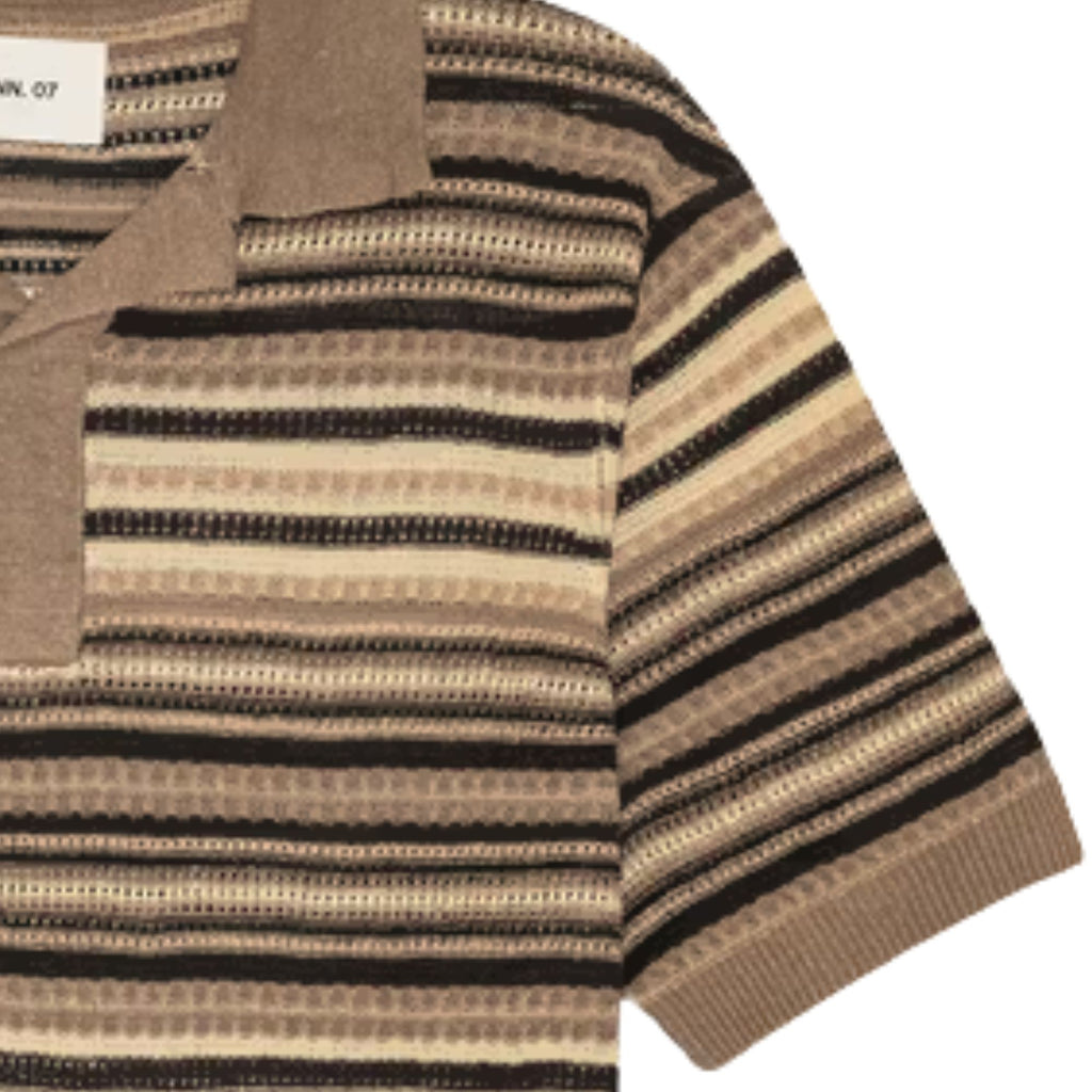 NN07 Noam Linen Polo - Mable Husk