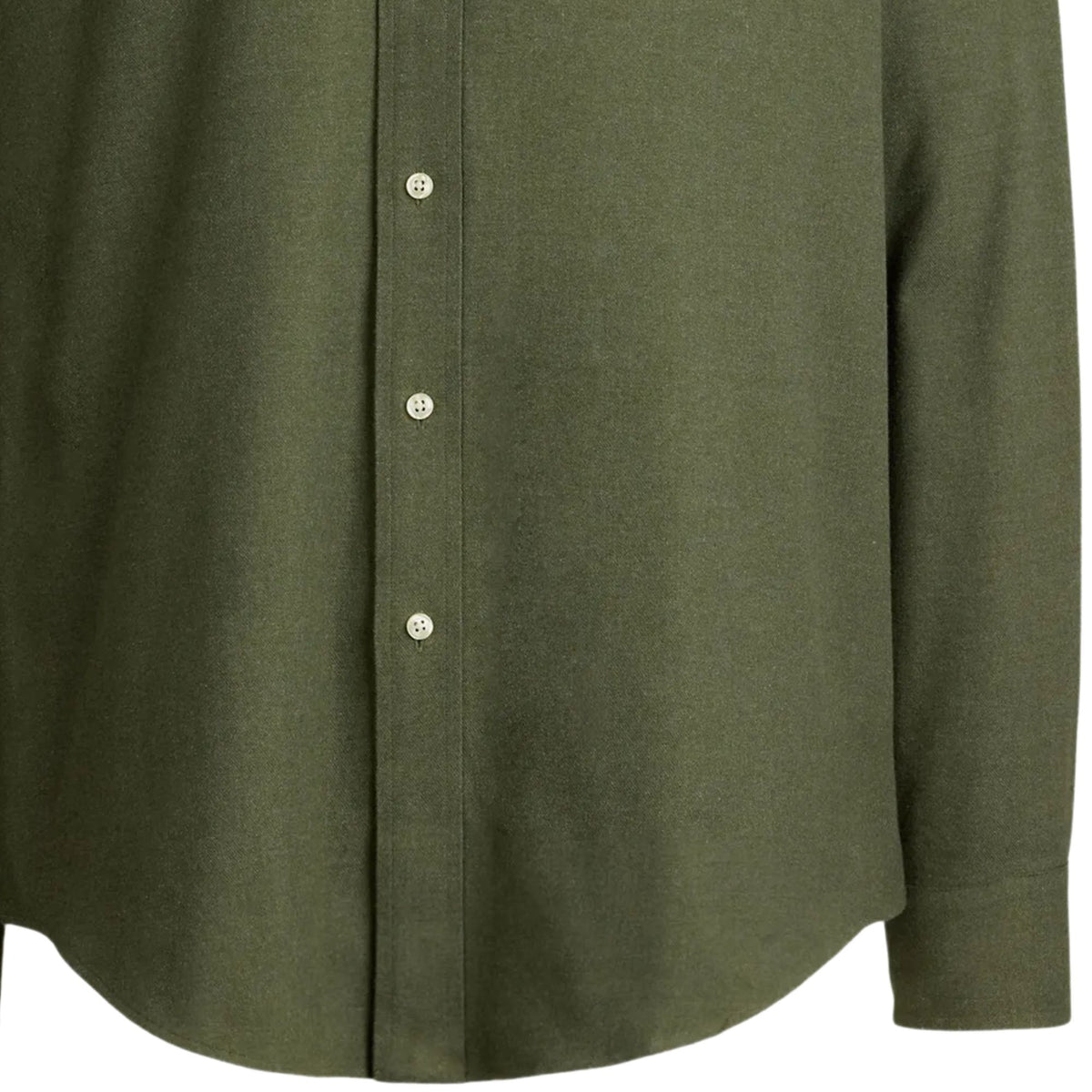 Polo Ralph Lauren Embroidered-logo Long Sleeve Shirt - Green
