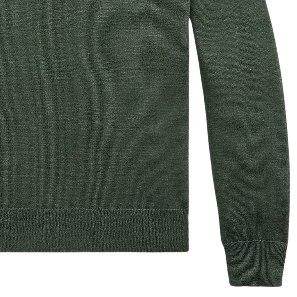 Polo Ralph Lauren Wool Polo Collar Jumper - Lodgepole Pine Heather