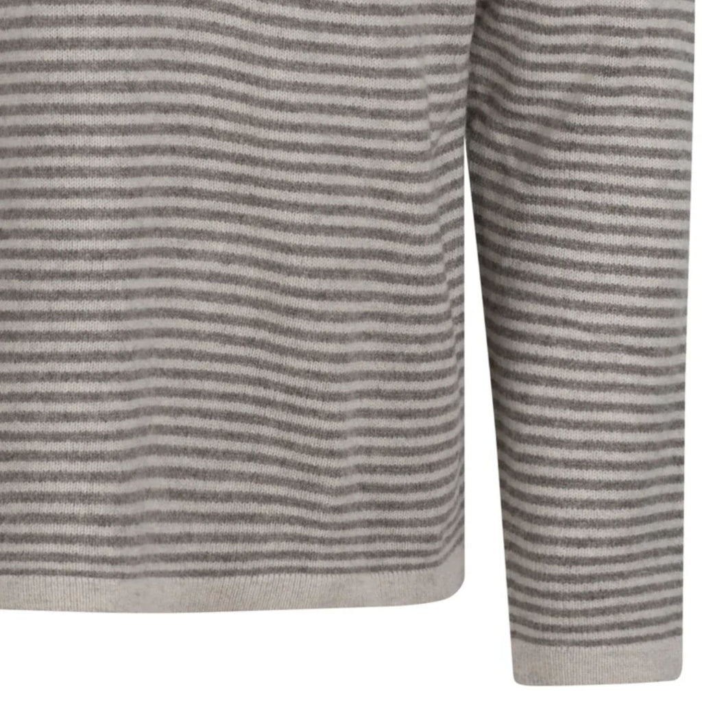 Pittari Trent Long Sleeved Lambswool Polo - Clay/Vole