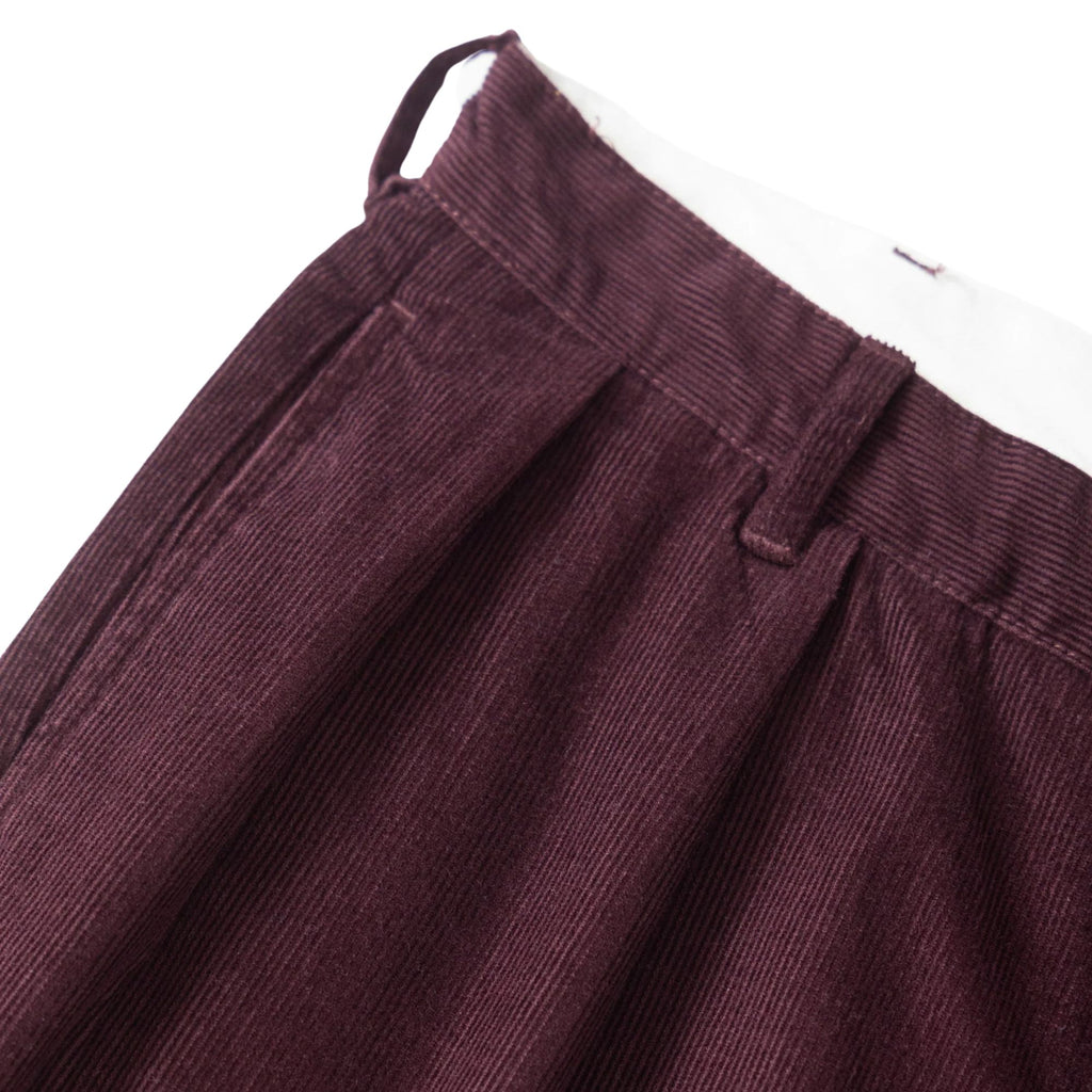 Service Works Fine Cord Part Timer Pant - Burgundy