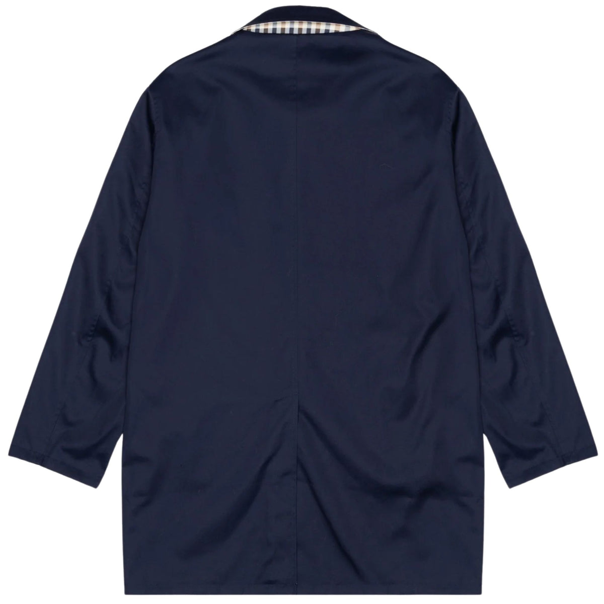 Aquascutum Archival Reversible Mid Coat - Navy