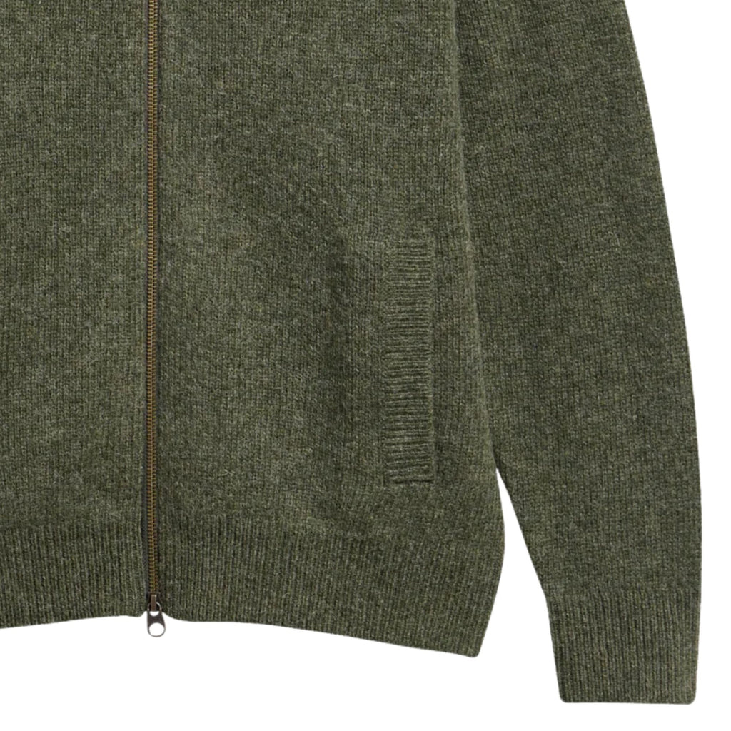 Barbour Talder Zip-Up Jumper - Sage