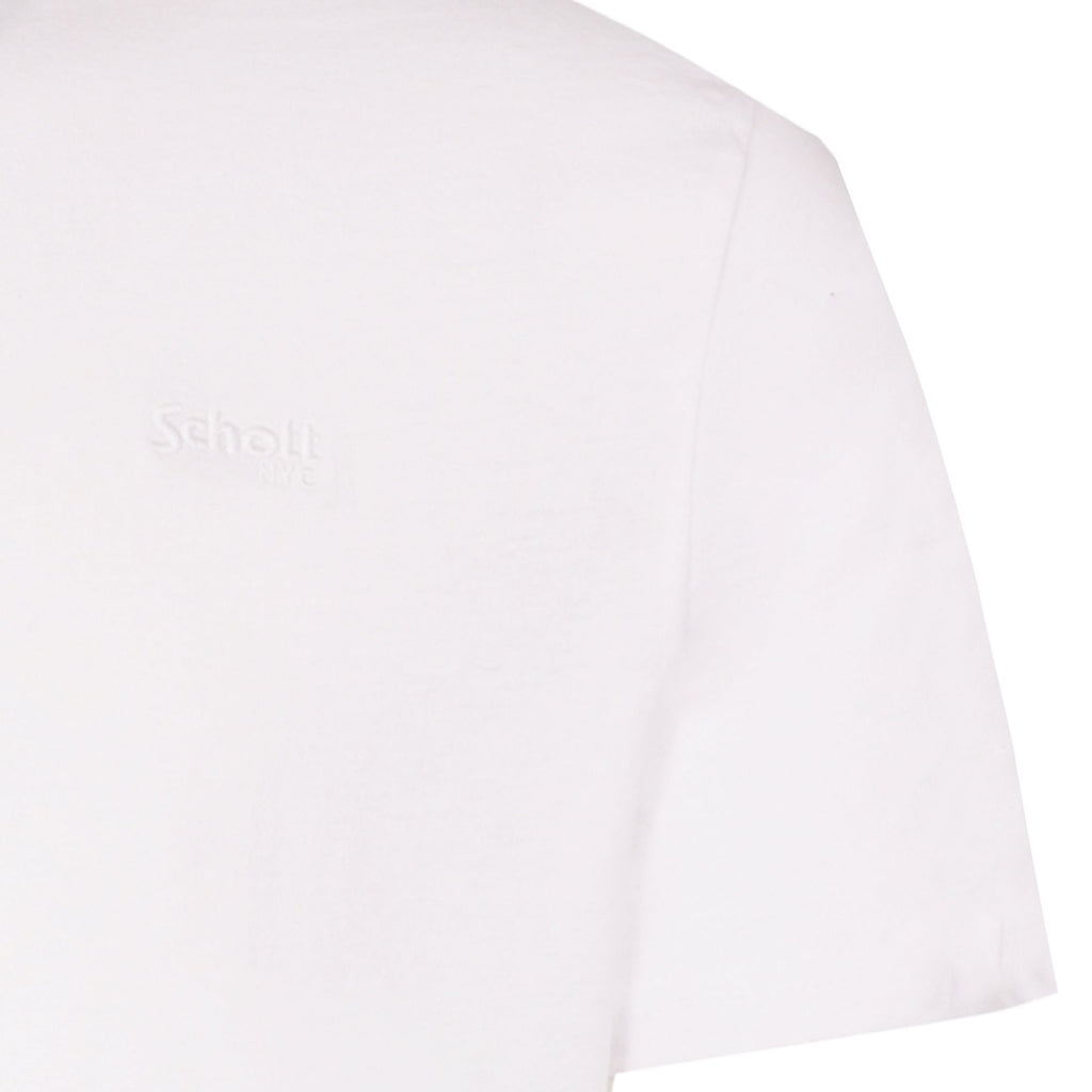 Schott NYC 2 Pack Crew Neck T-Shirt - White