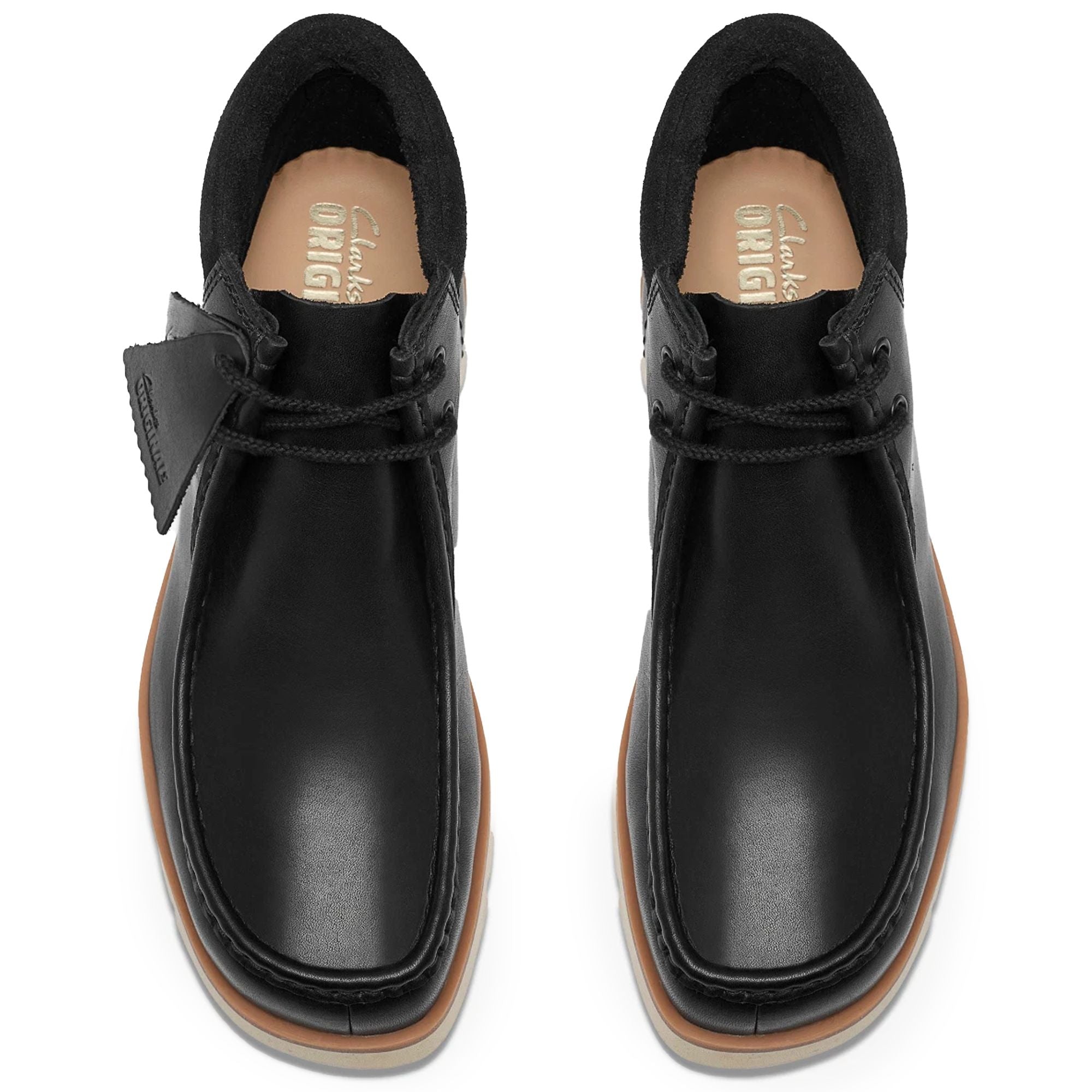 Clarks Originals Walla Orkhon - Black Leather 263279-BLK – Stuarts
