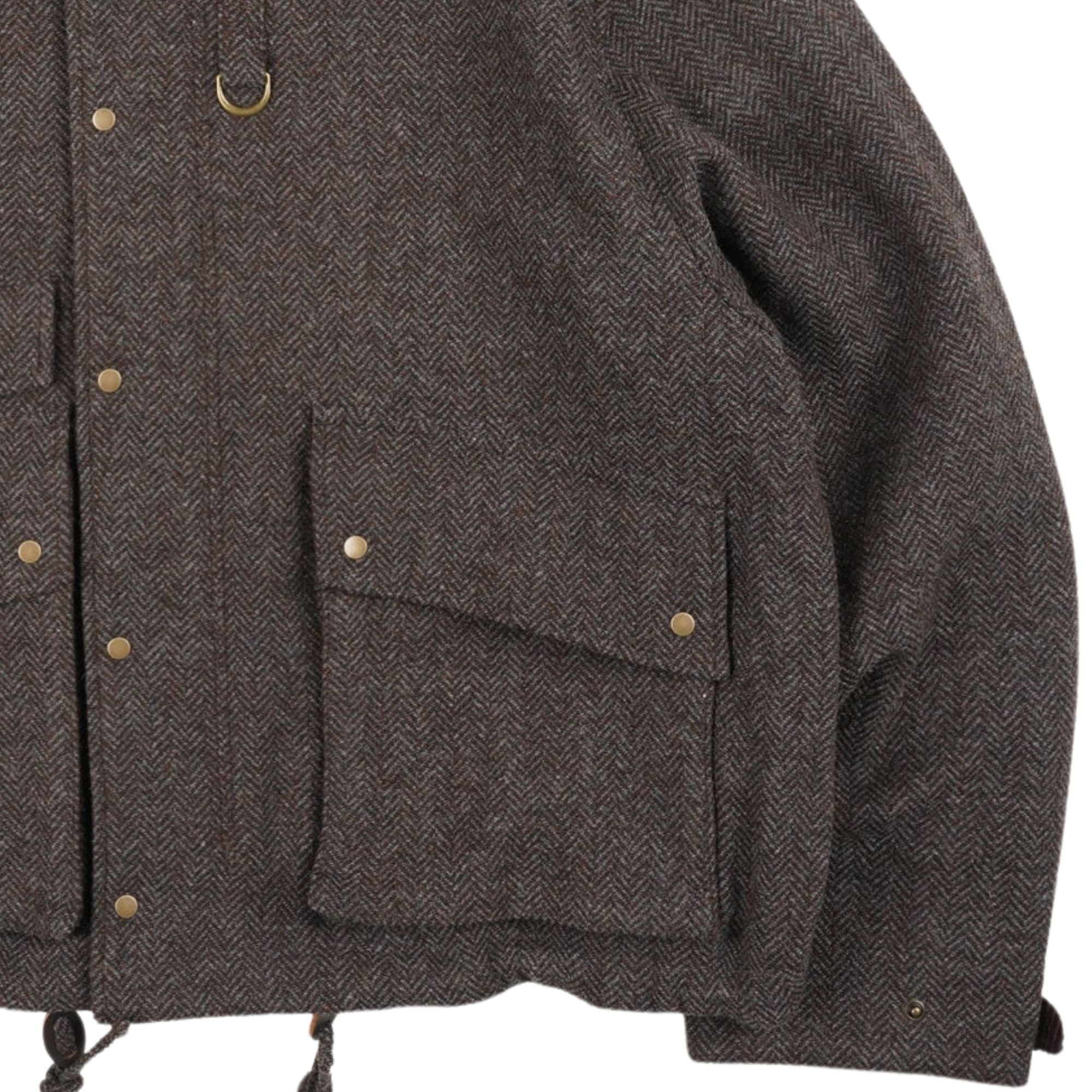 FrizmWORKS Herringbone Wool Hunting Jacket - Pine