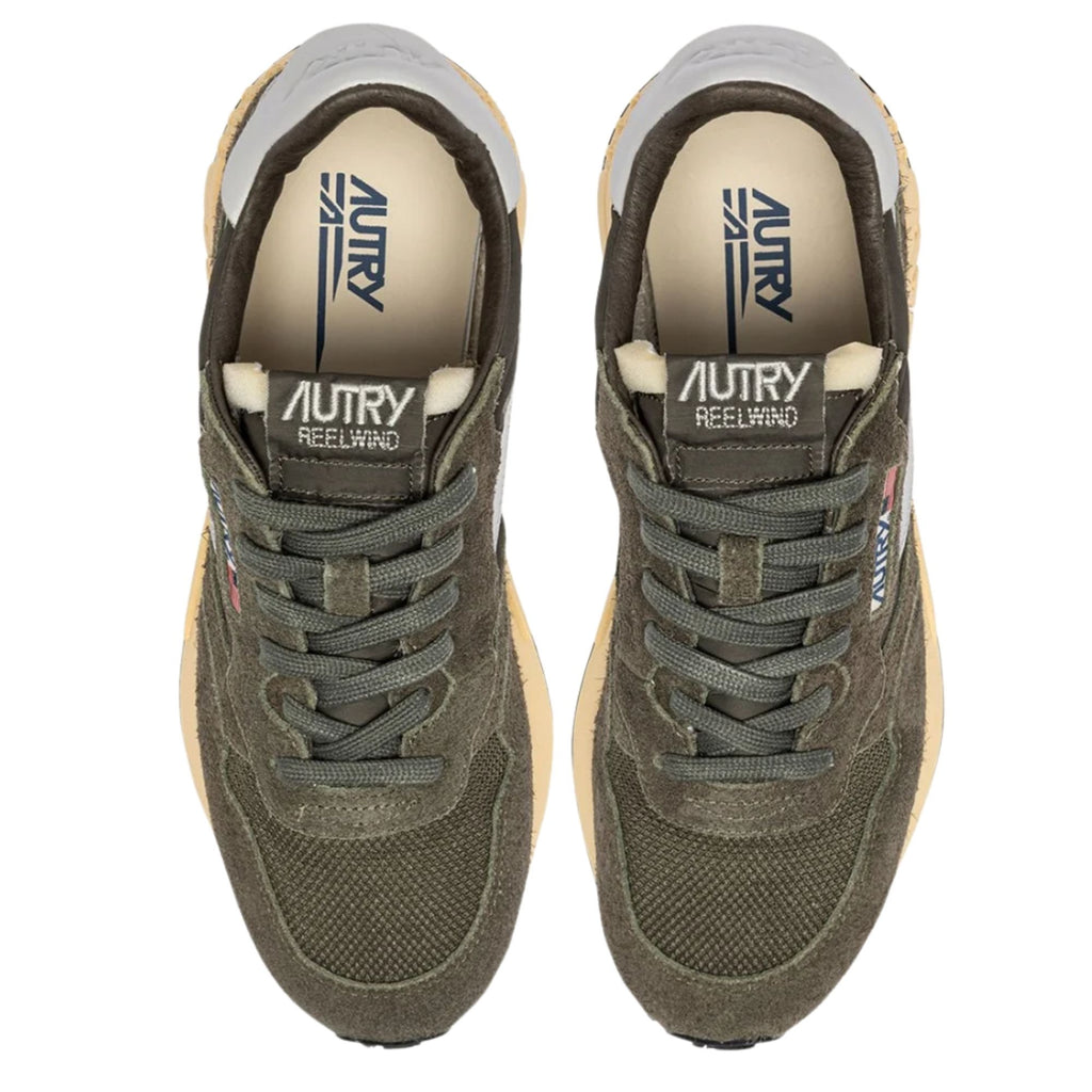 Autry Reelwind Low Sneakers - Olive Night/Harbor Mist