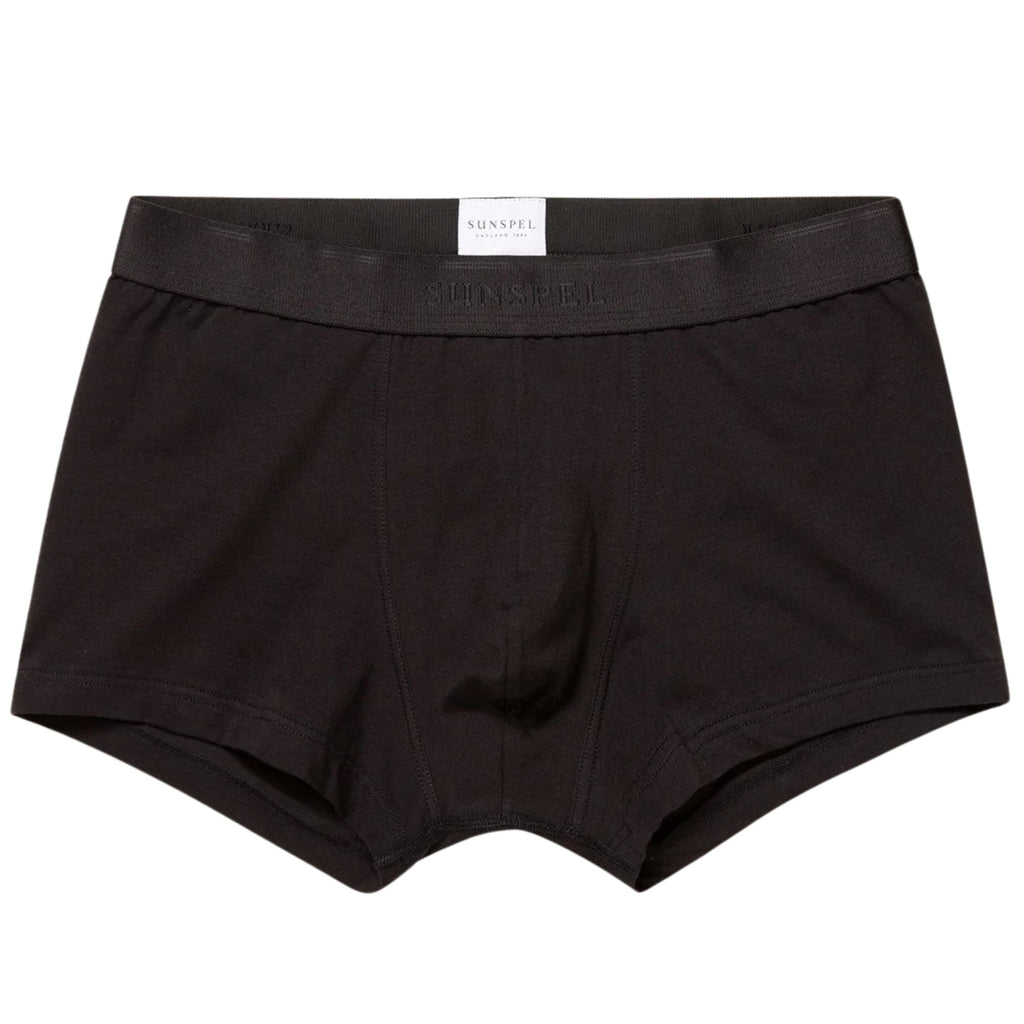 Sunspel Stretch Cotton Trunks - Black