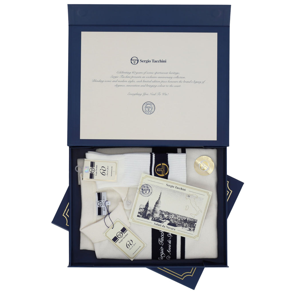 Sergio Tacchini 60th Anniversay Collectors Box - Knit Polo Shirt Set