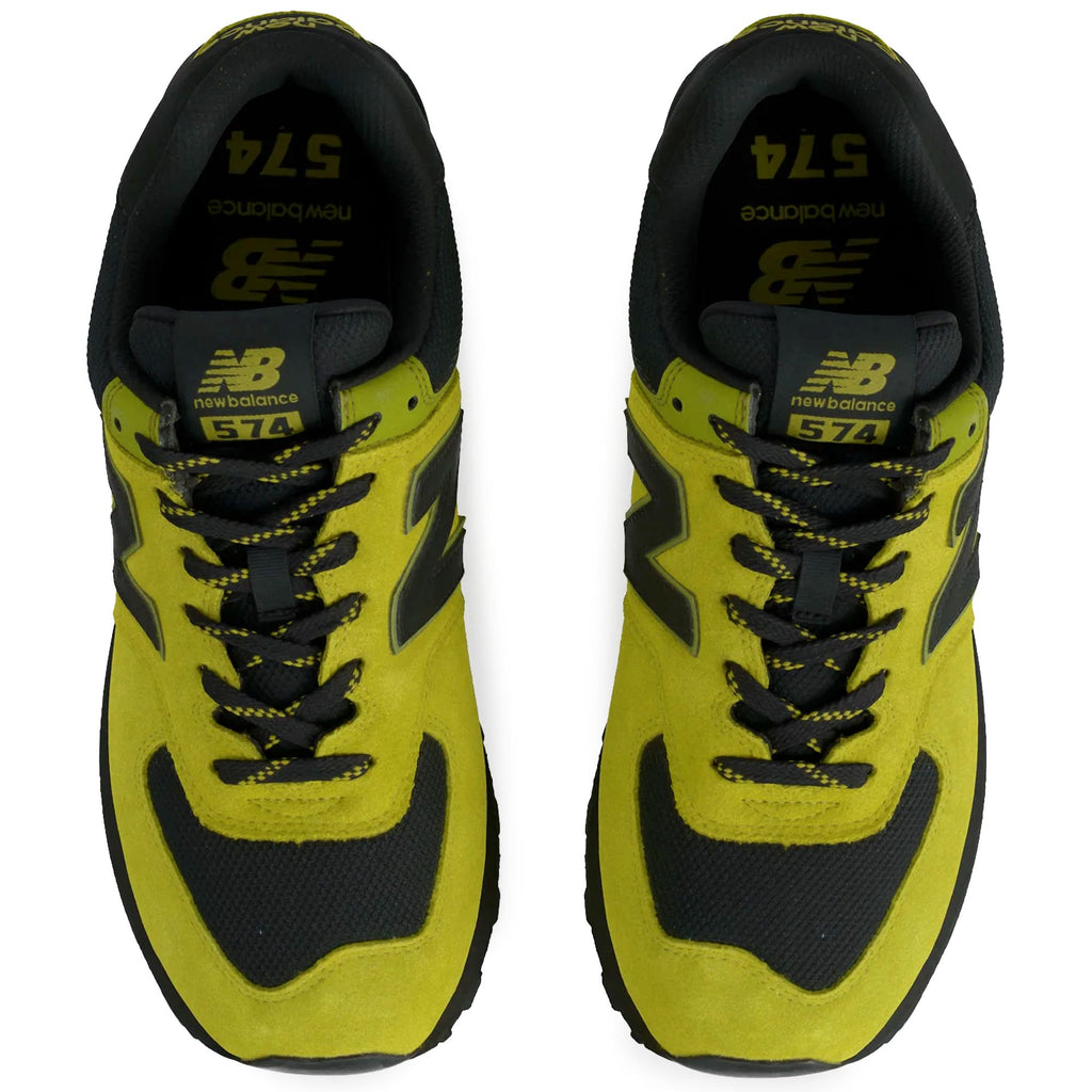 New Balance 574 Shoes - Sea Moss/Black