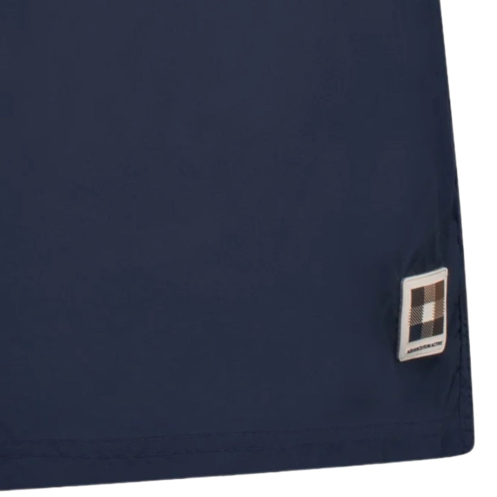 Aquascutum Club Check Pocket Beach Shorts - Navy