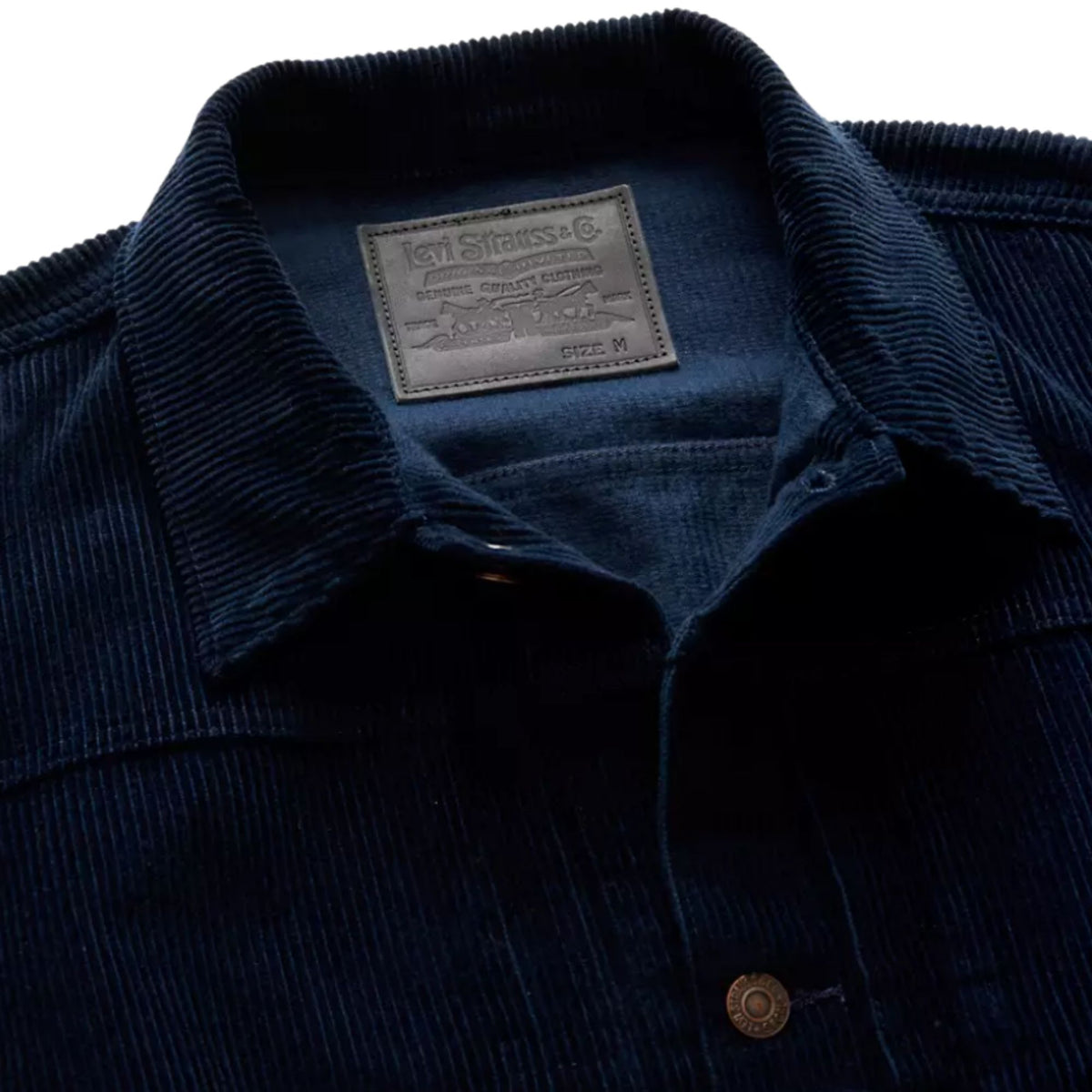 Levi's Blue Tab Type I Corduroy Trucker Jacket - Night Sky