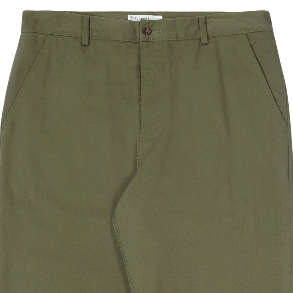 Universal Works Twill Military Chino - Light Olive