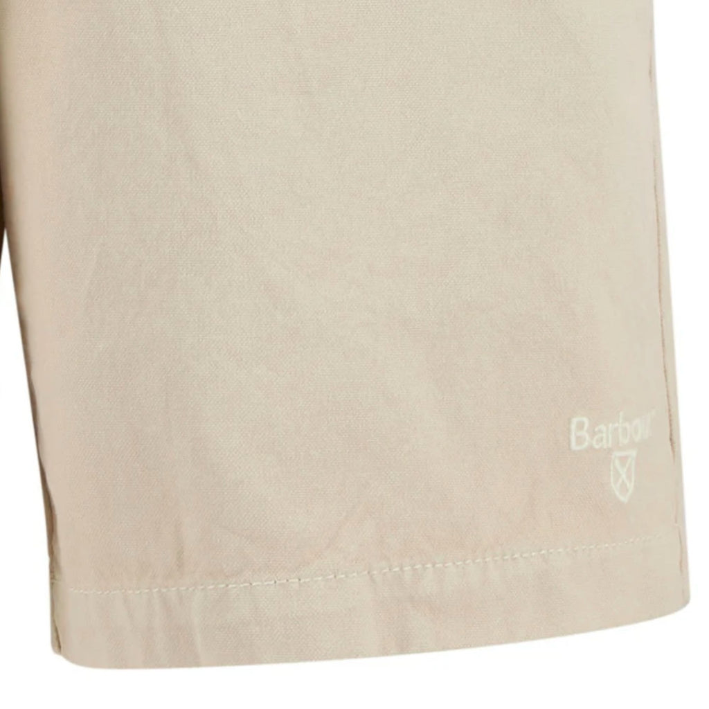 Washed Oxford Relaxed Shorts - Mist