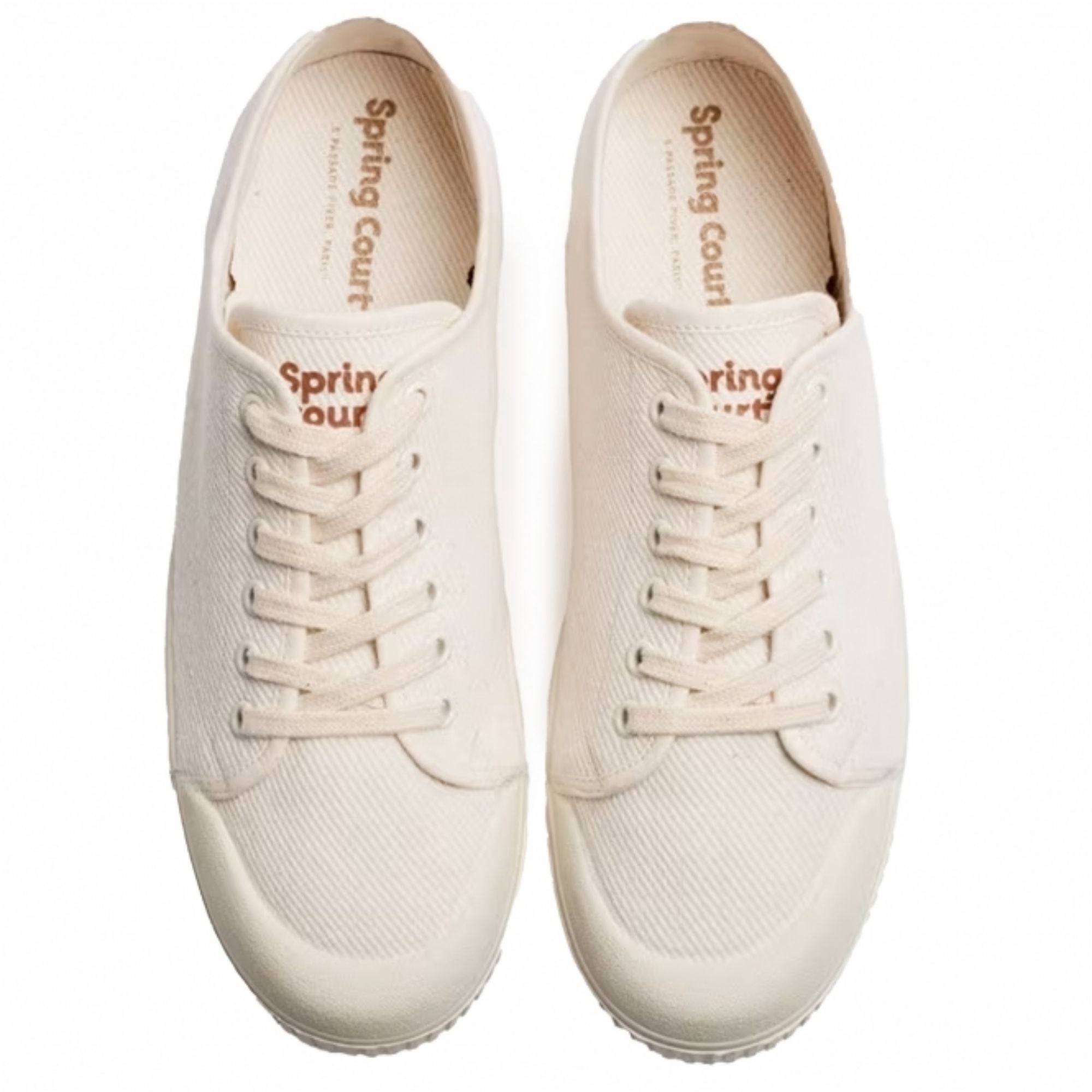 Spring Court Vintage Heavy Twill G2 Trainer - Off White – Stuarts