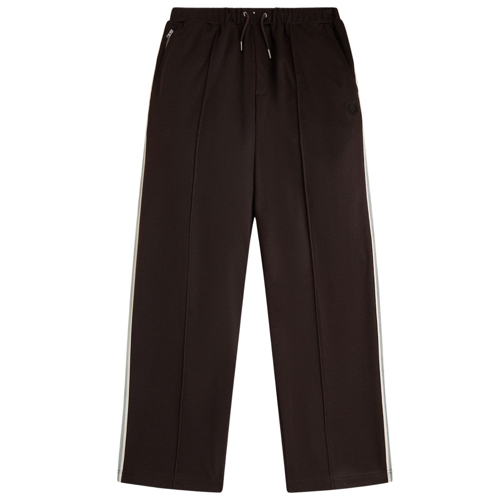 Fred Perry Tennis Net Tape Track Pant - Rich Brown