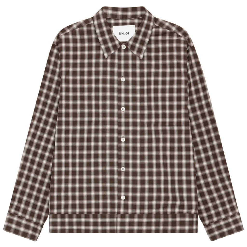 NN07 Reed Overshirt - Brown Check