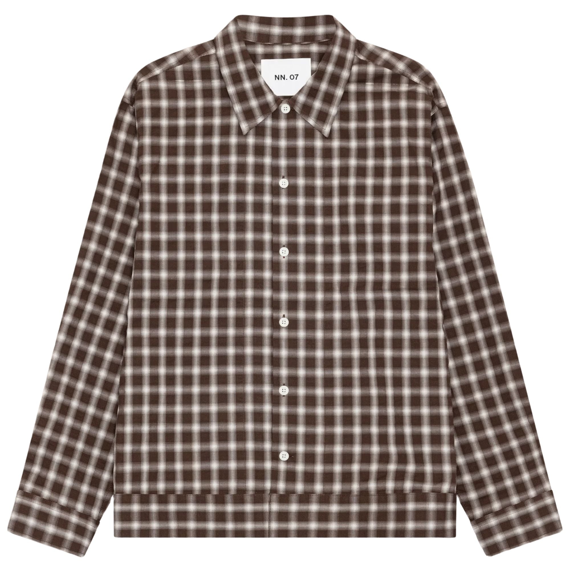 NN07 Reed Overshirt - Brown Check