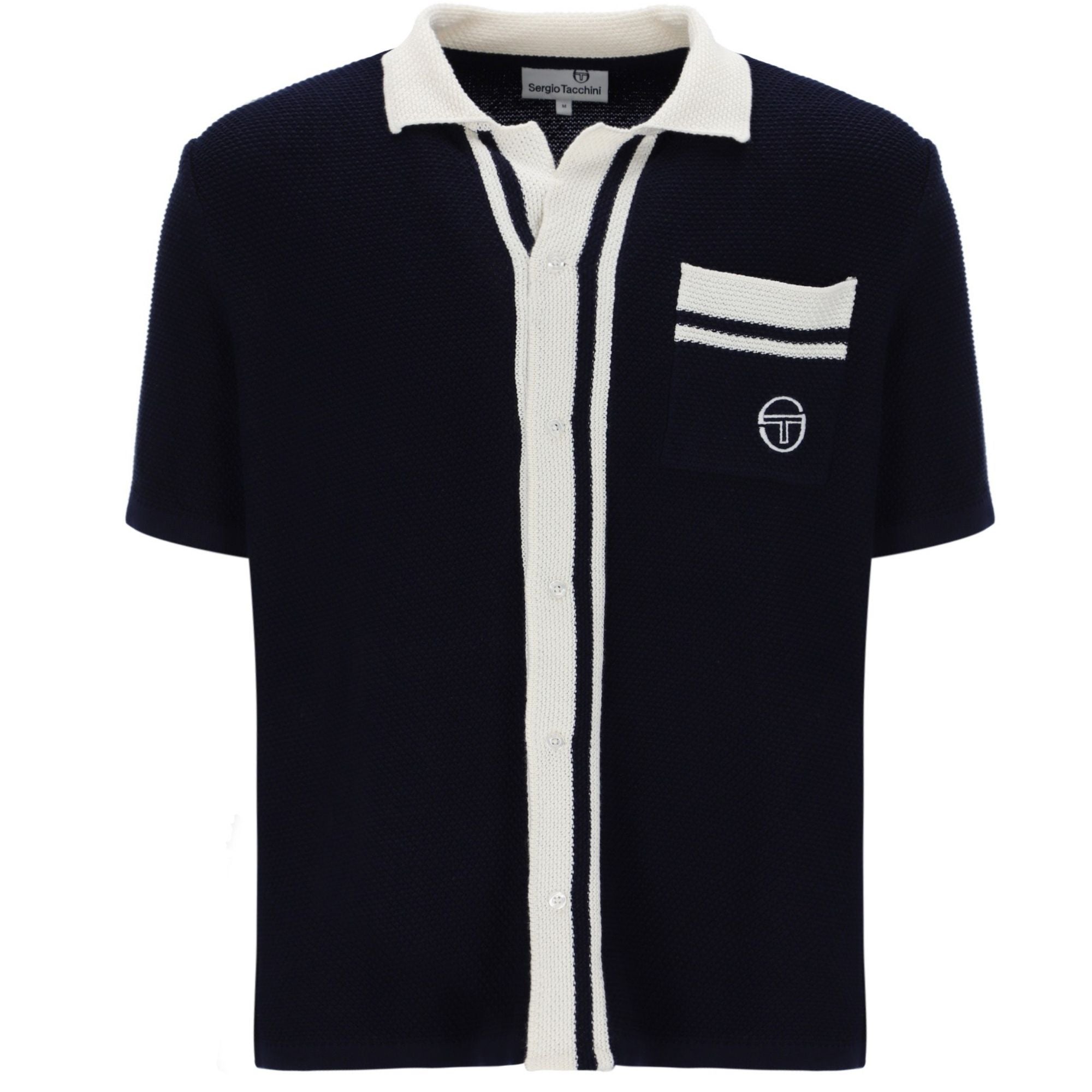 Sergio Tacchini Fratelli Crochet Shirt - 12247-220 – Stuarts London