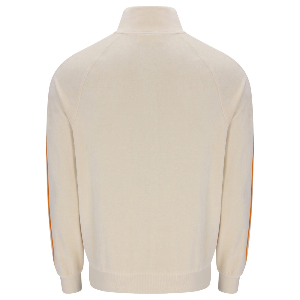 Sergio Tacchini Tasso Velour Track Top - Sandshell