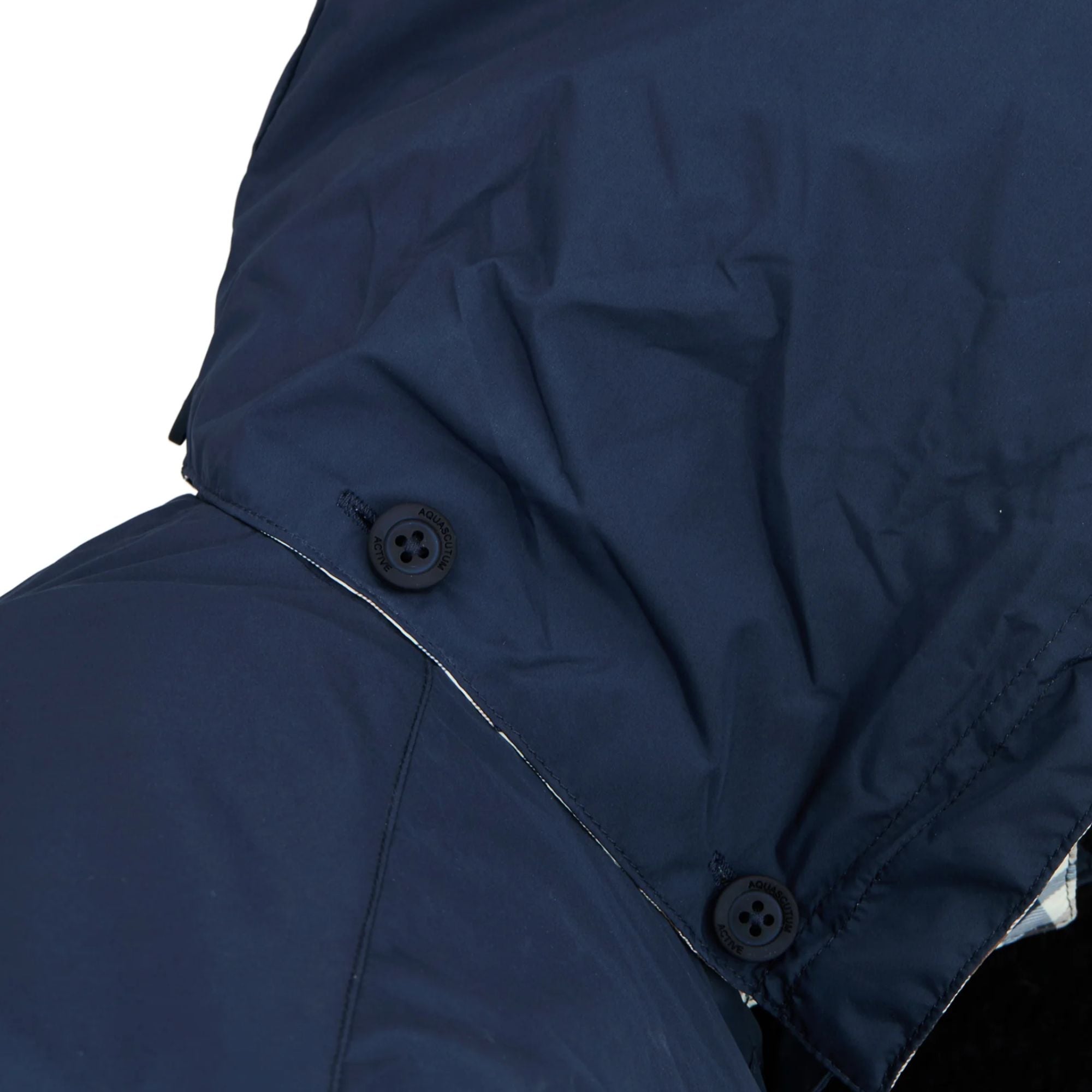 Aquascutum RLG Badge Packable Trench - Navy