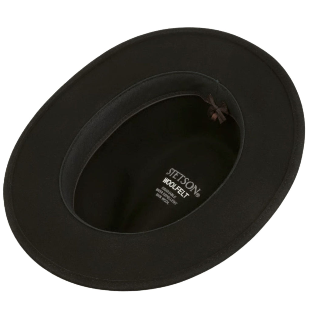 Stetson Hats Boynton Traveller Wool Hat - Black