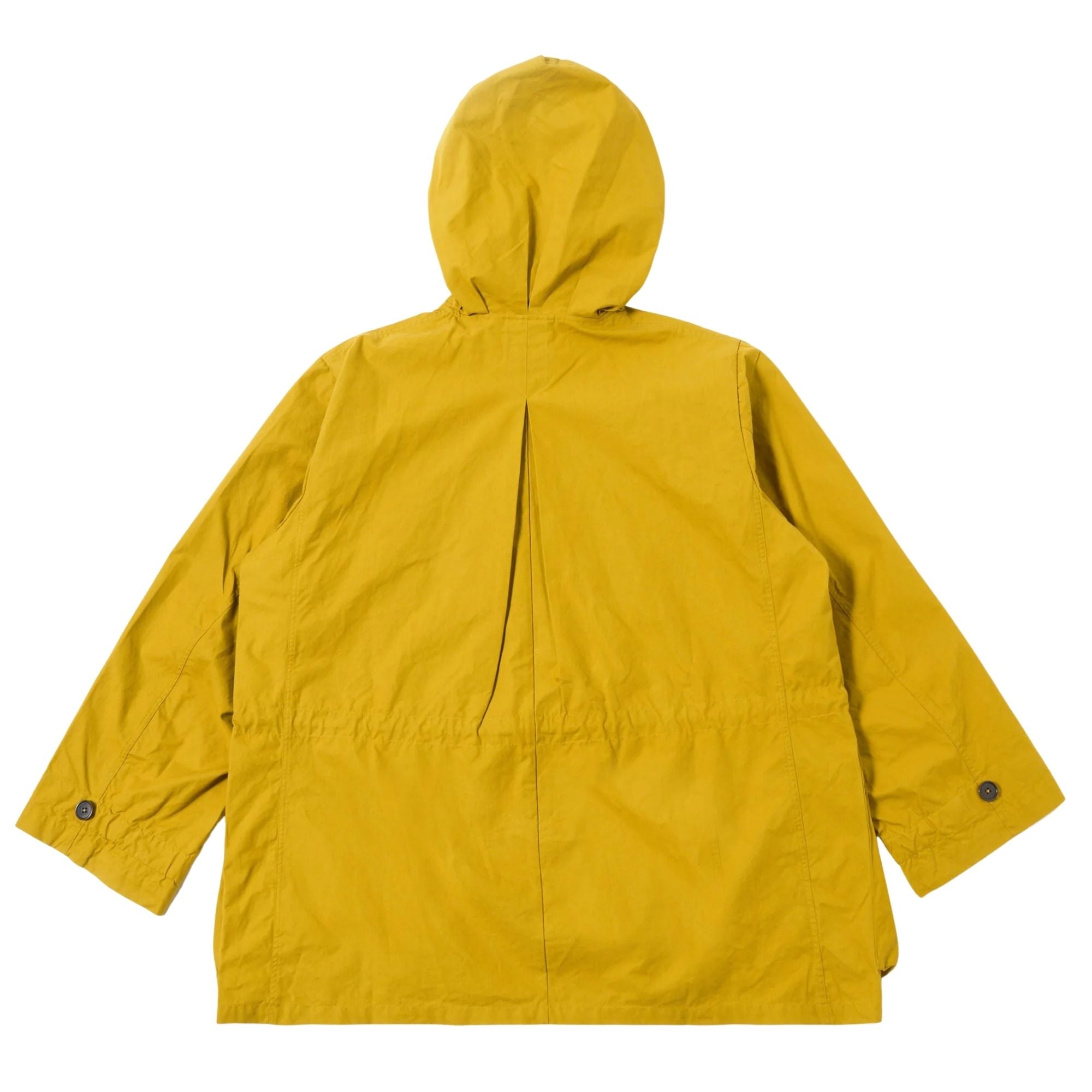 Universal Works British Wax Cotton Boston Parka - Yellow