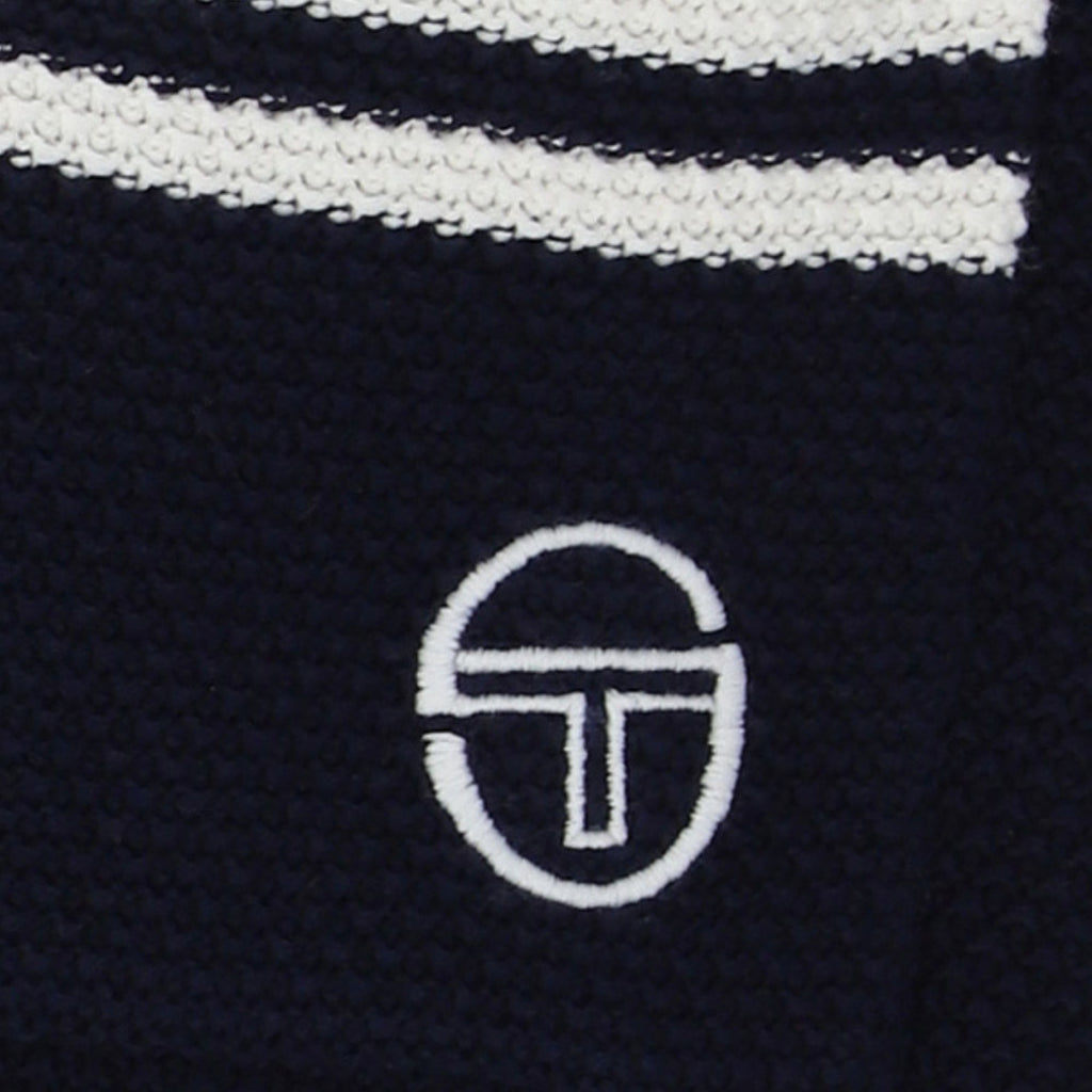 Sergio Tacchini Fratelli Crochet Shirt - Maritime Blue