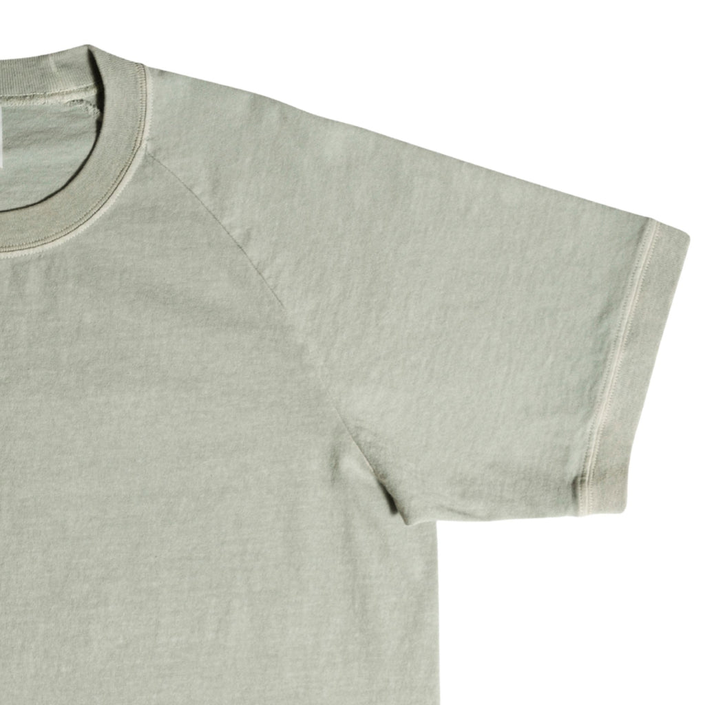 Velva Sheen Raglan Short Sleeve Crew Neck T-Shirt - Grey