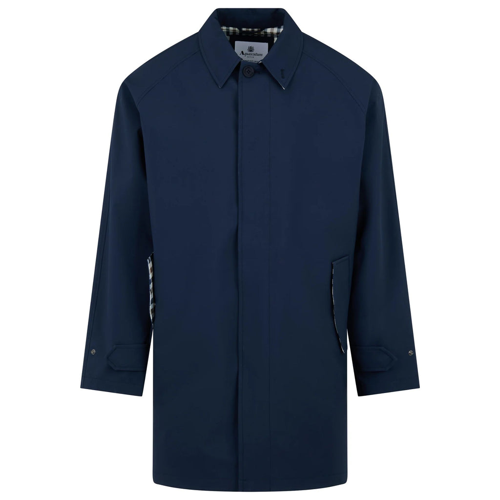 Aquascutum Soft Shell Trench - Navy