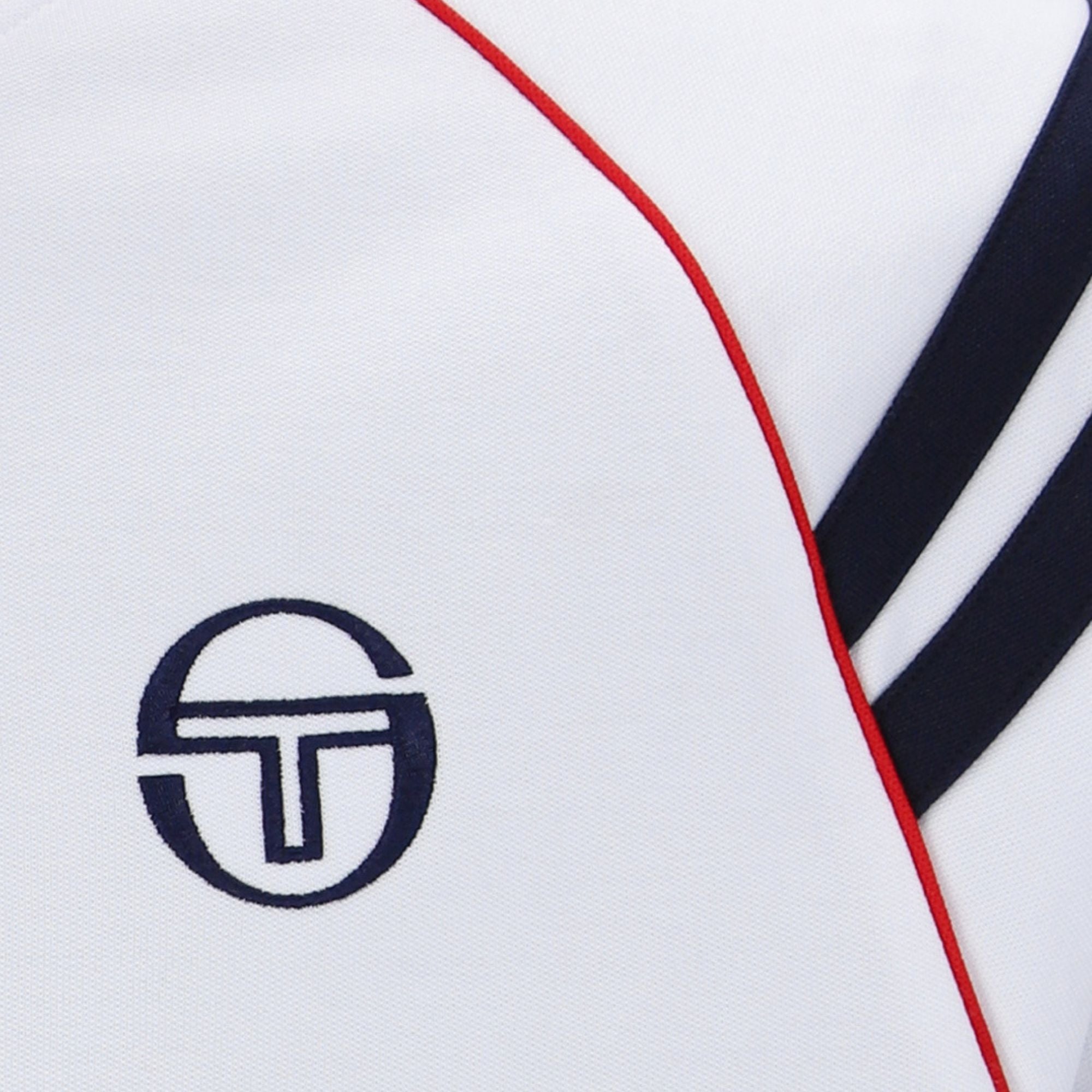 New Cortona Track Top - White/Blue