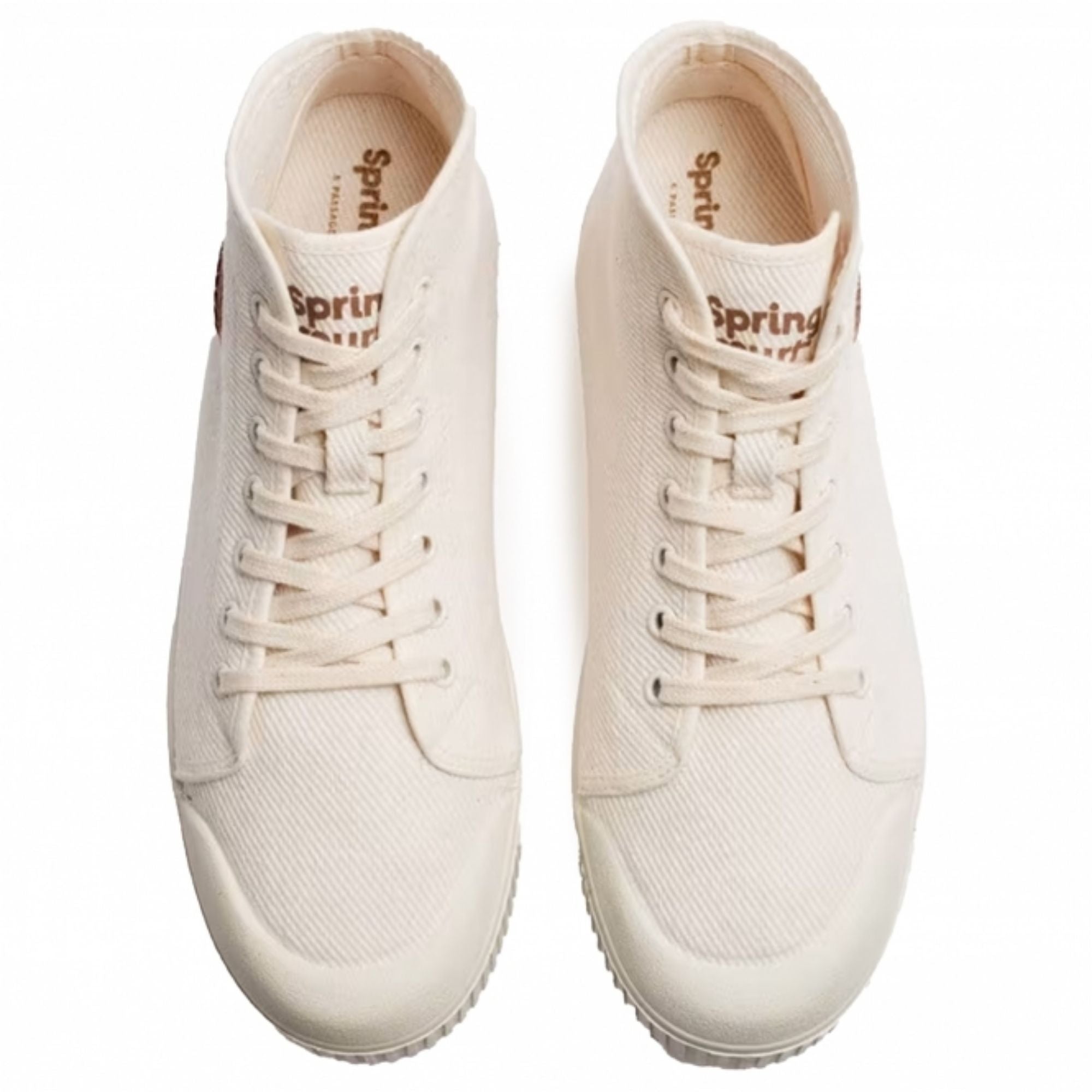 Vintage B2 Cotton Twill Shoes - Off White