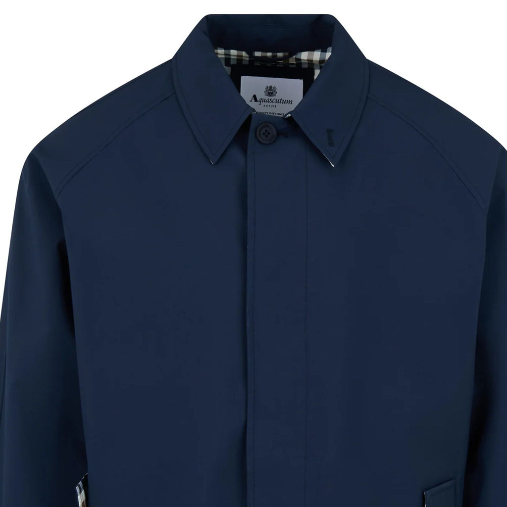 Aquascutum Soft Shell Trench - Navy