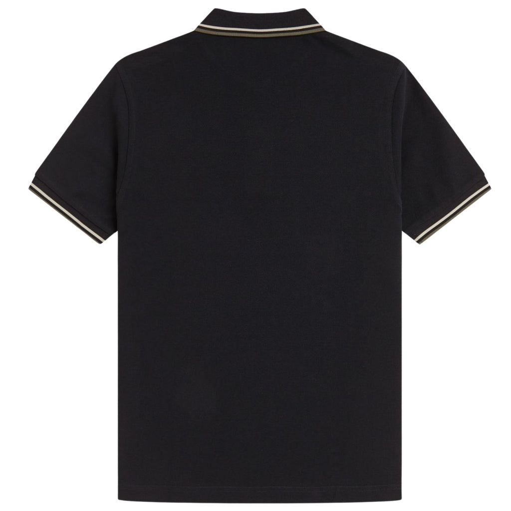 Fred Perry M3600 Twin Tipped Shirt - Black