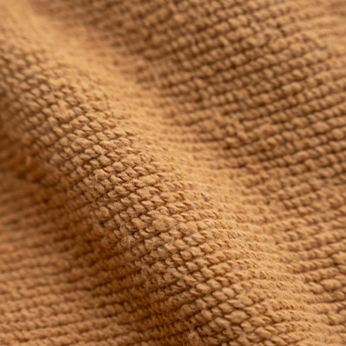 Wonder Looper Double Heavyweight French Terry Foxfibre Pullover Crewneck - Brown