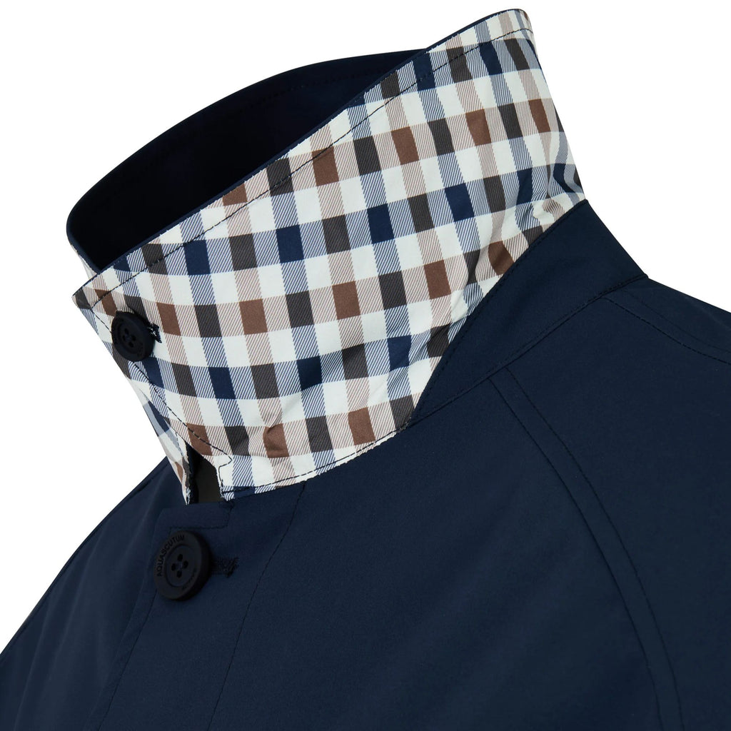 Aquascutum Soft Shell Trench - Navy