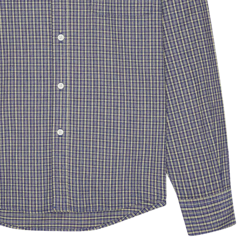 NN07 Deon Shirt - Indigo Check