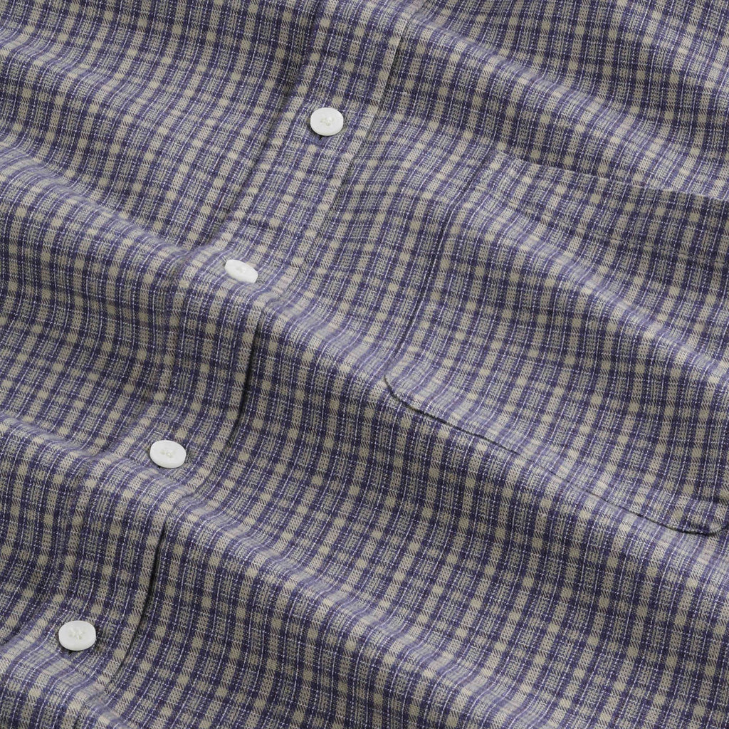 NN07 Deon Shirt - Indigo Check
