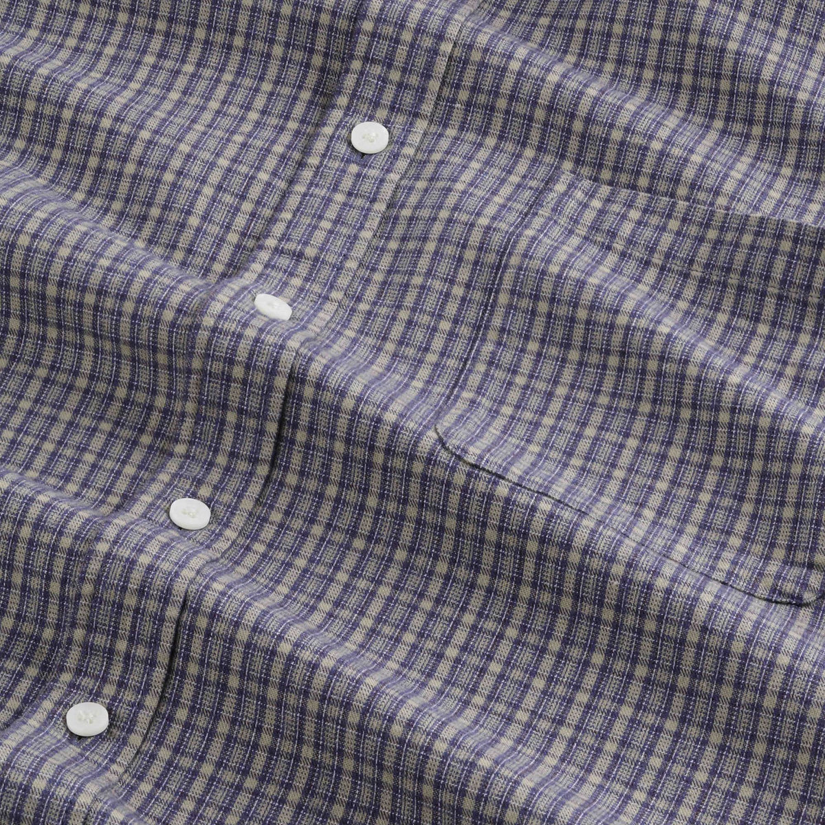 NN07 Deon Shirt - Indigo Check