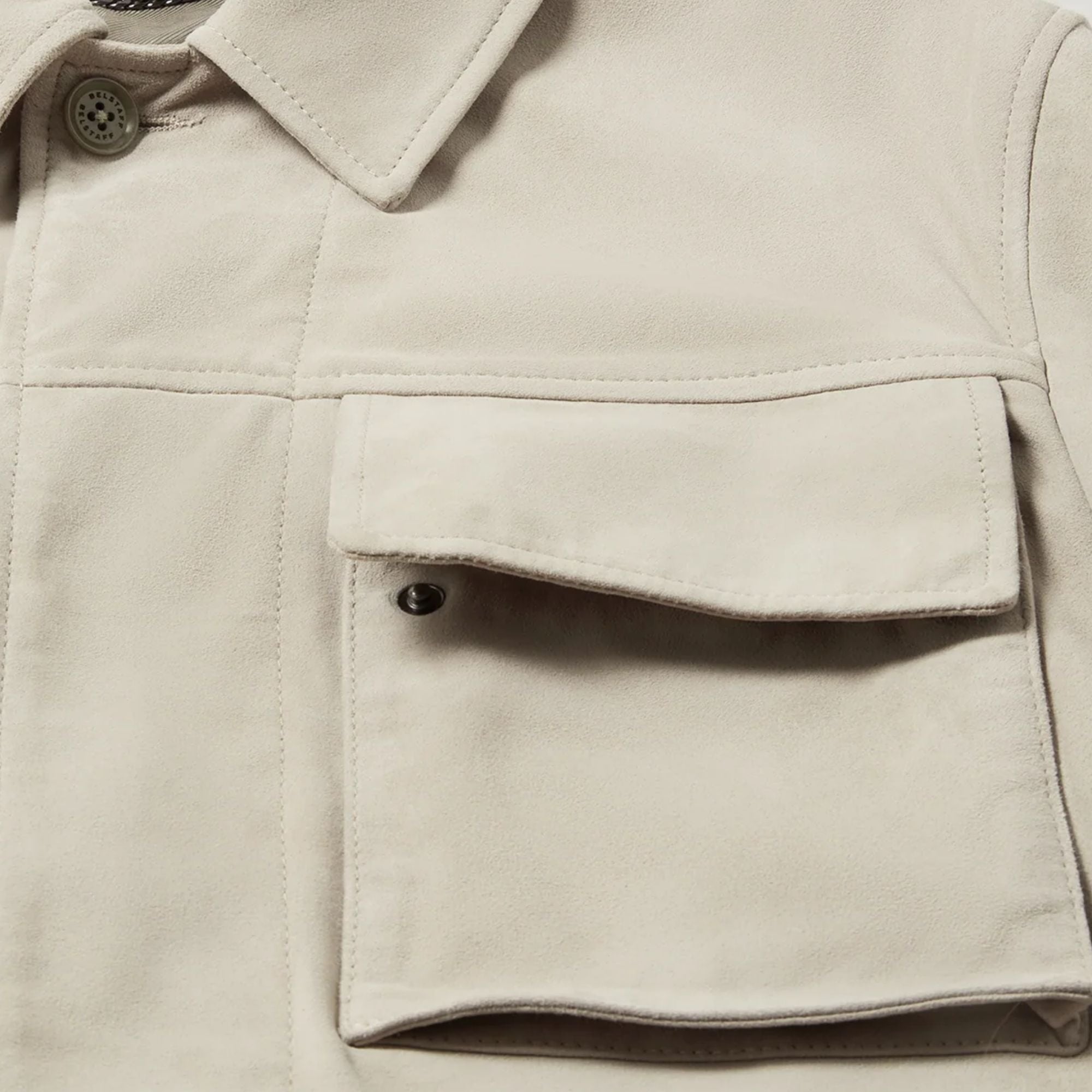 Belstaff Waymark Overshirt - Dark Sand