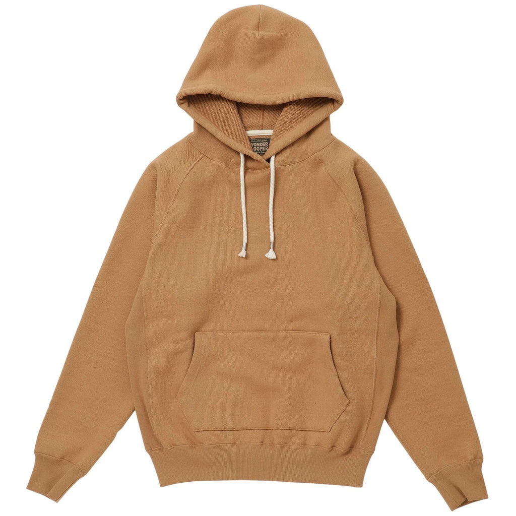 Wonder Looper Double Heavyweight French Terry Foxfibre Pullover Hoodie - Brown