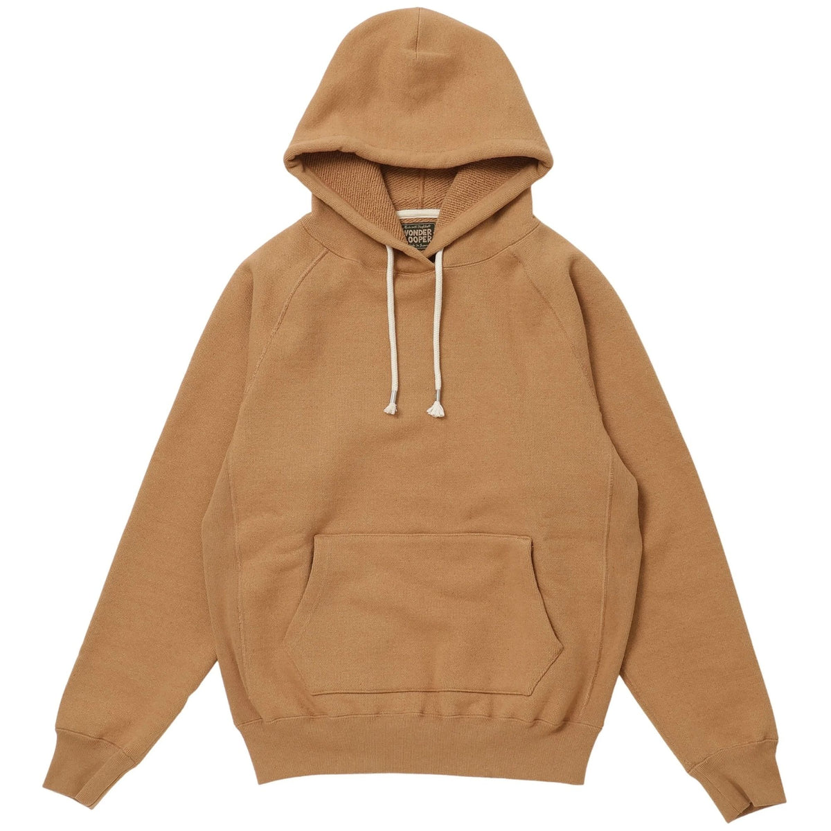 Wonder Looper Double Heavyweight French Terry Foxfibre Pullover Hoodie - Brown