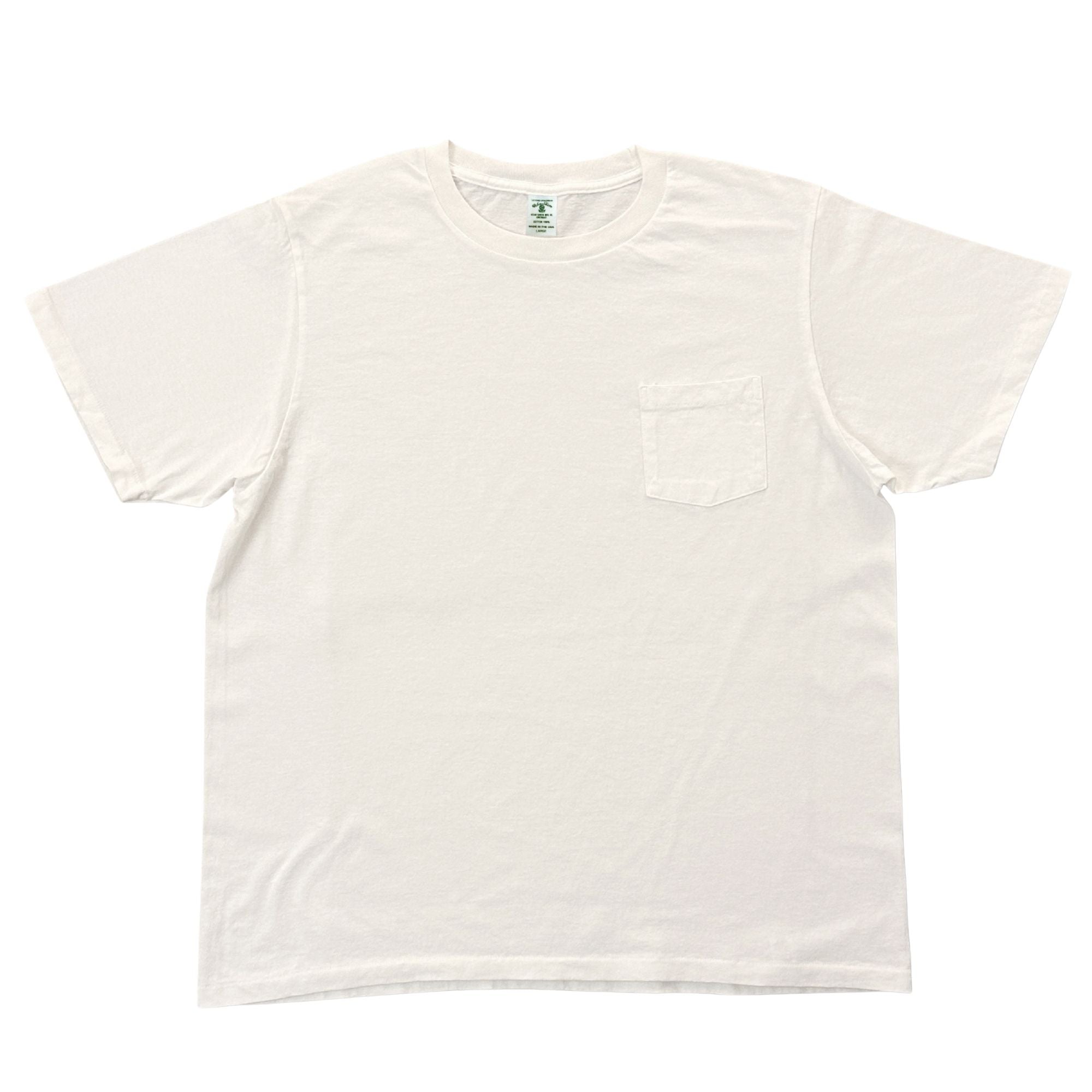 Velva Sheen	Short Sleeve Crew Neck T-Shirt W/Pocket - White