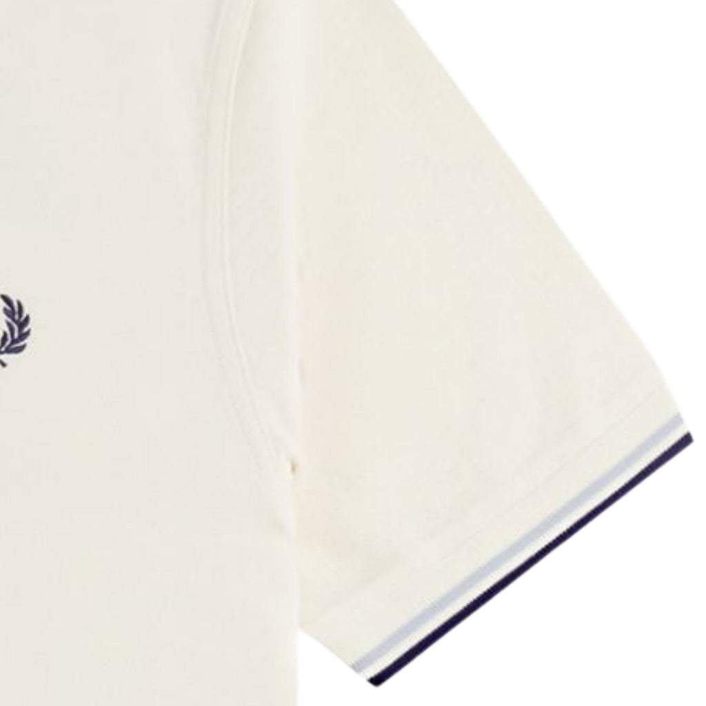 Fred Perry M3600 Twin Tipped Shirt - Ecru