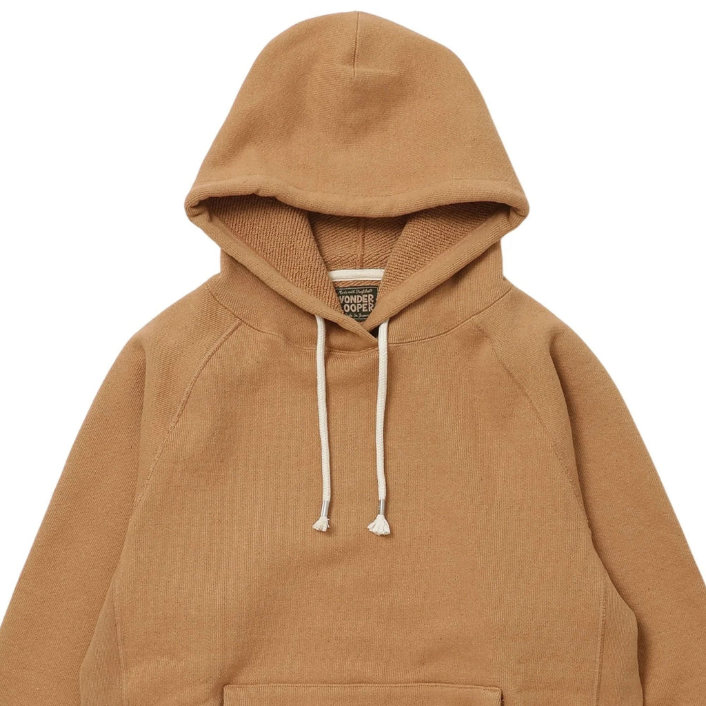 Wonder Looper Double Heavyweight French Terry Foxfibre Pullover Hoodie - Brown