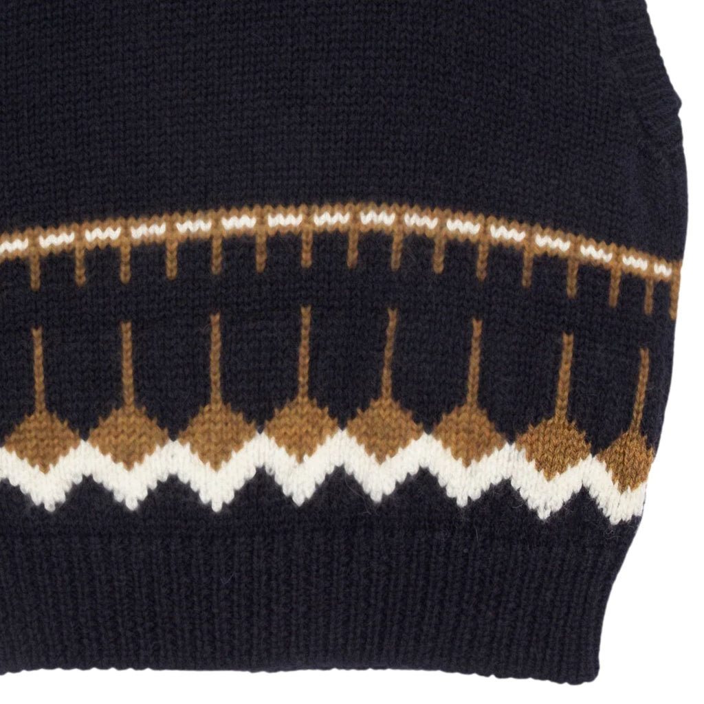 YMC Coda Knit Vest - Navy